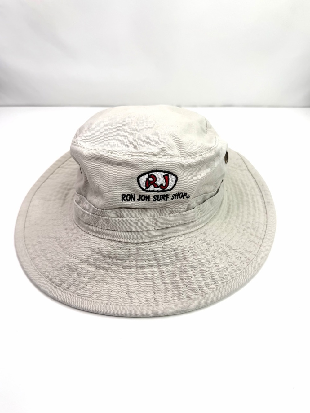 Ron Jon Surf Shop Tan Embroidered Adult Bucket Boonie Hat